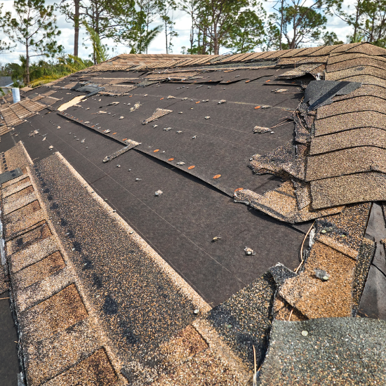 roof damage